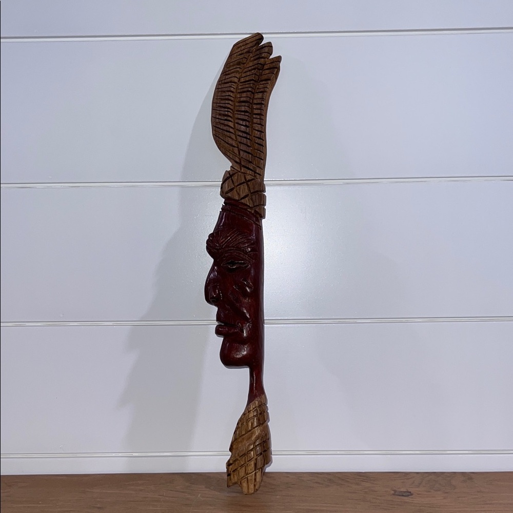 Handcrafted Wooden Tribal Wall Art